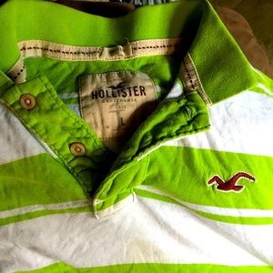 Mens hollister short sleeve polo shirt